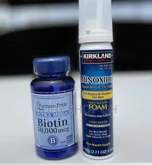 Beard Growth Combo Pack (Kirkland Foam + Ultra Mega Biotin)