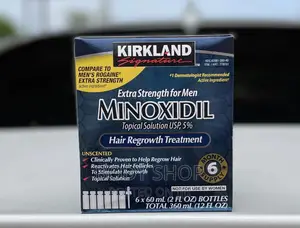 Kirkland Minoxidil Full Set ( Six Bottles + Dropper)