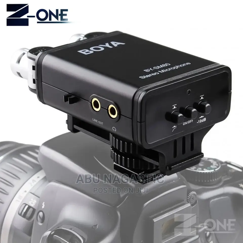 Boya-Sm80 Stereo Video Camera Microphone