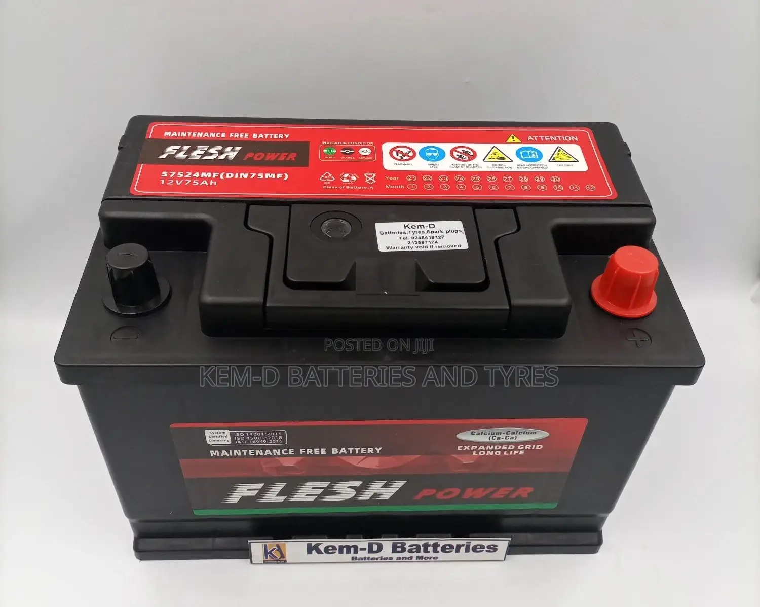 15plates Brand New Power Battery