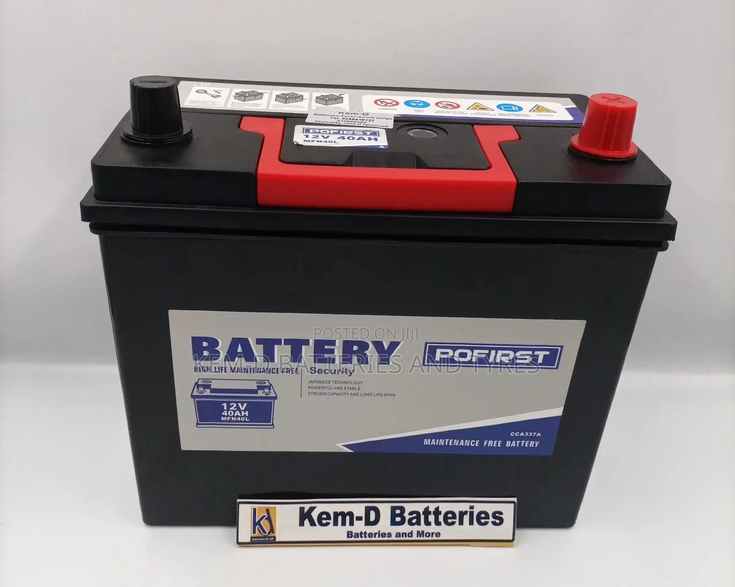 13 Plates Slim Type Battery