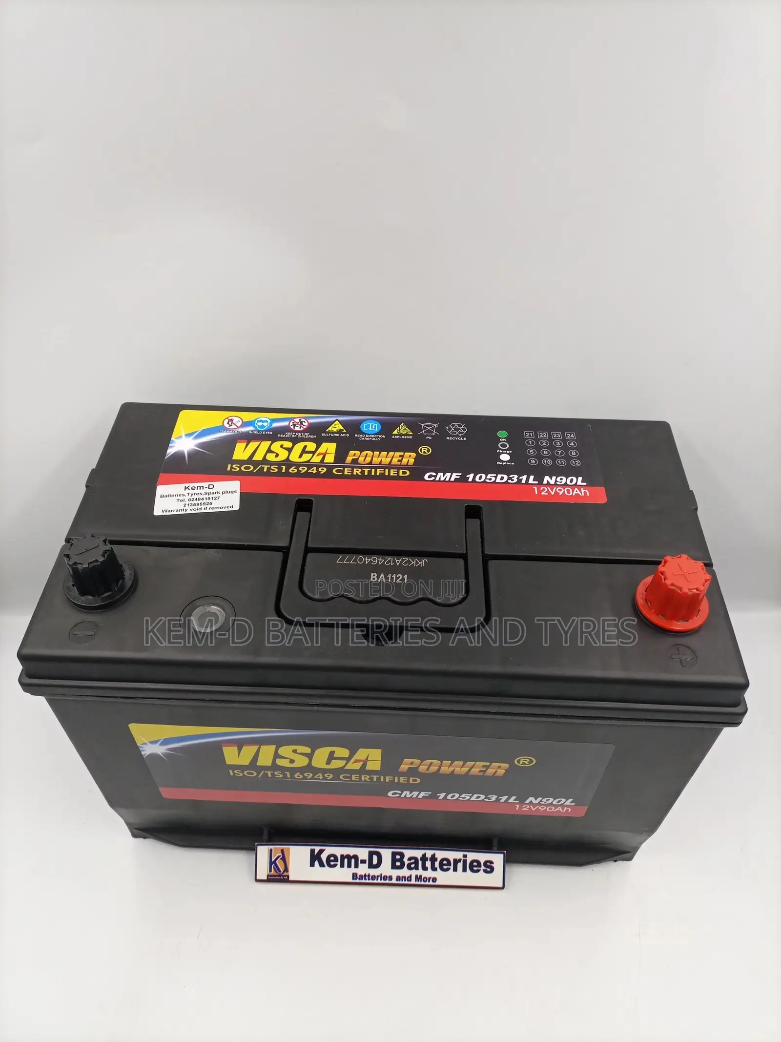 Visca Car Battery - Hilux Hardbody L200 Land Cruiser Patrol