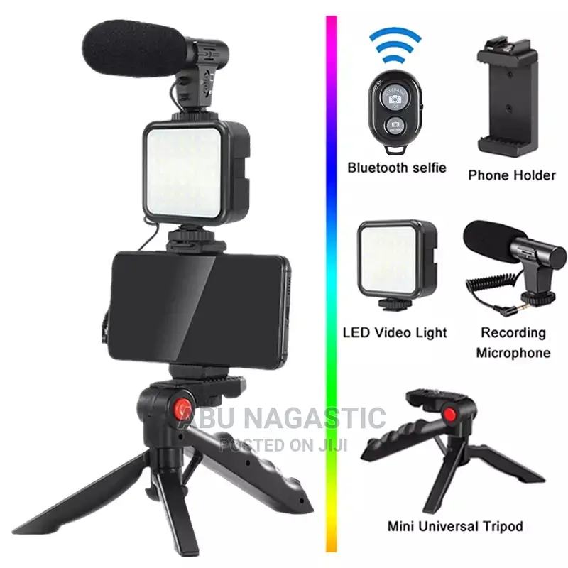 Pk-771 Blogging Kits 5in1 Tripod Led Light
