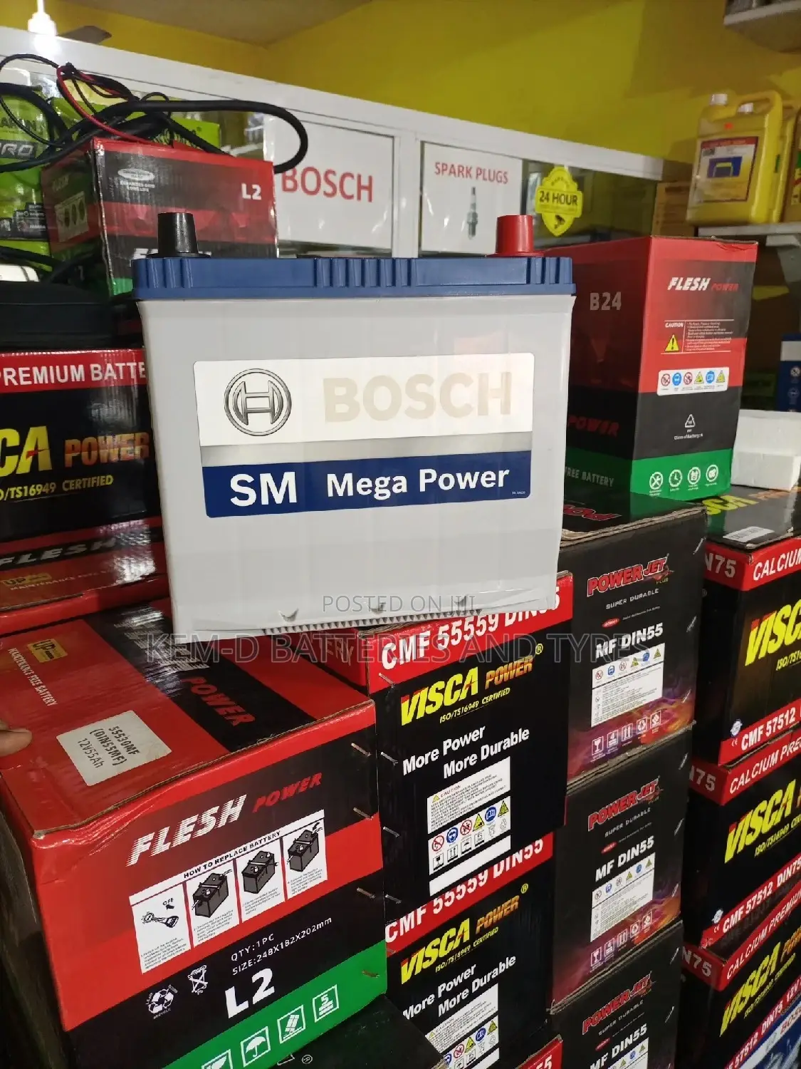 Bosch 15 Plates 70ah 12volts - Free Instant Delivery