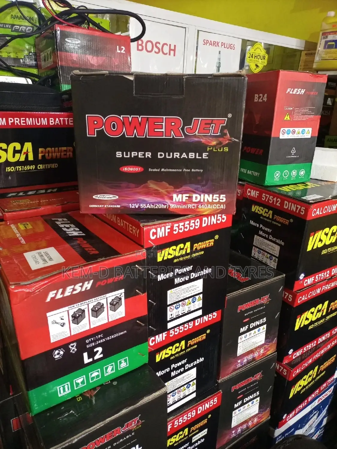 13 Plates Powerjet Batteries - Free Delivery