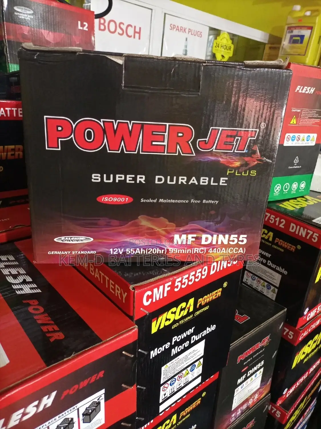 13 Plates Powerjet Batteries - Free Delivery