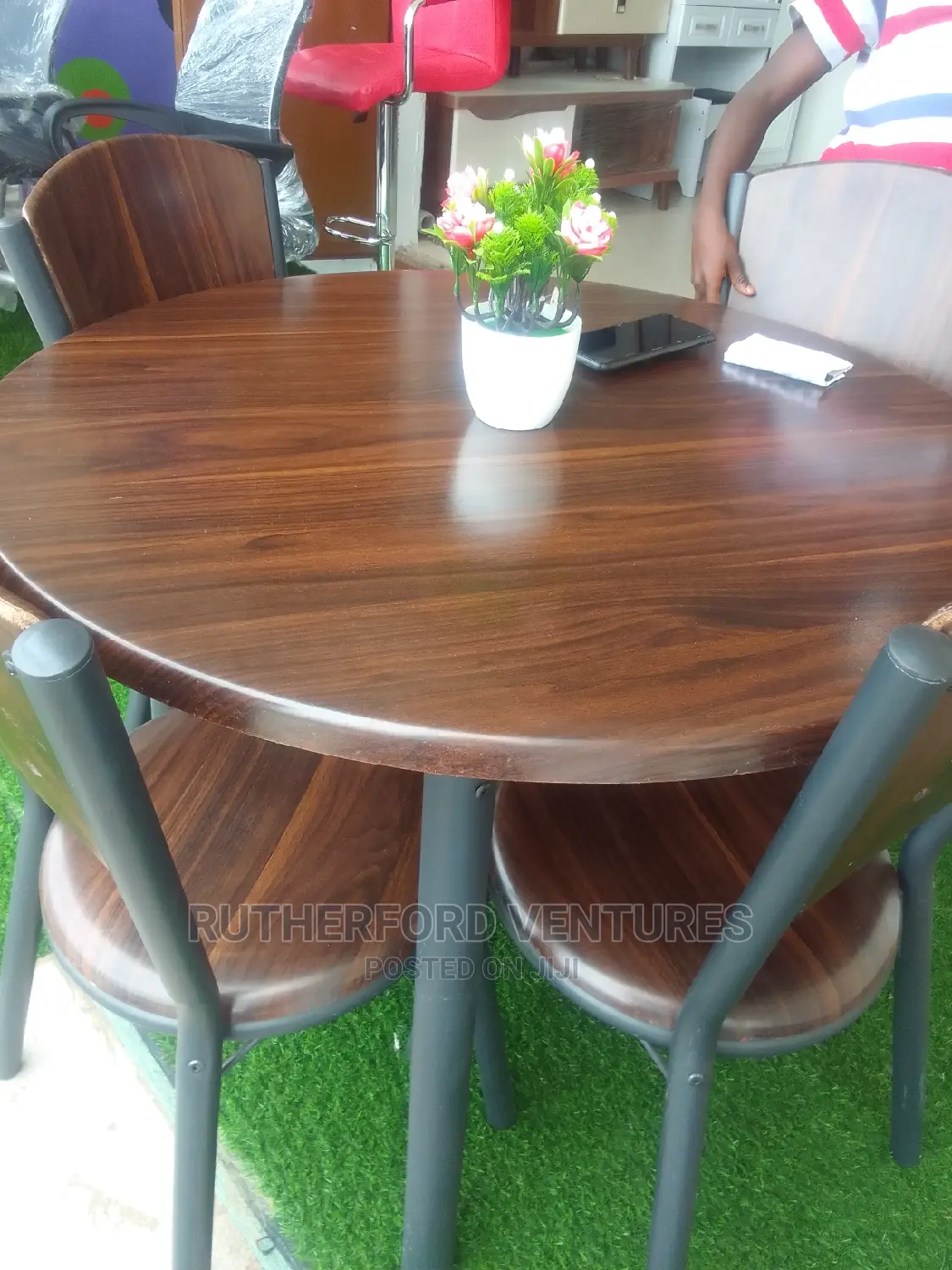 Wooden Dining Table and Chairs