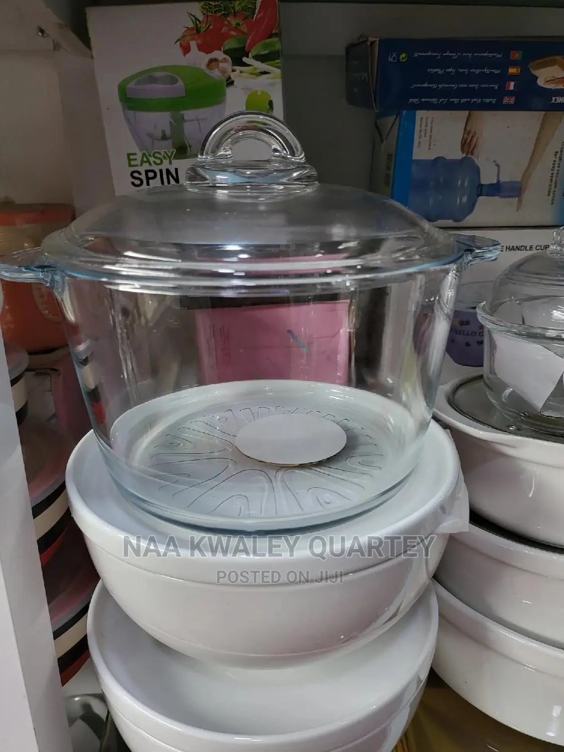 2.5 Litres Glass Cooking Bowl for Fire