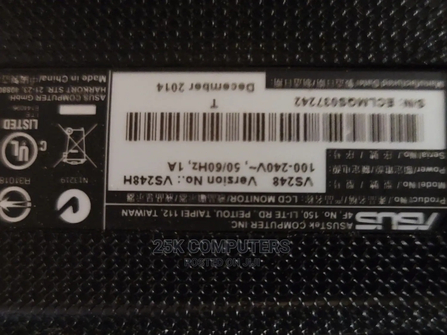 ASUS Vs248h Gaming Monitor