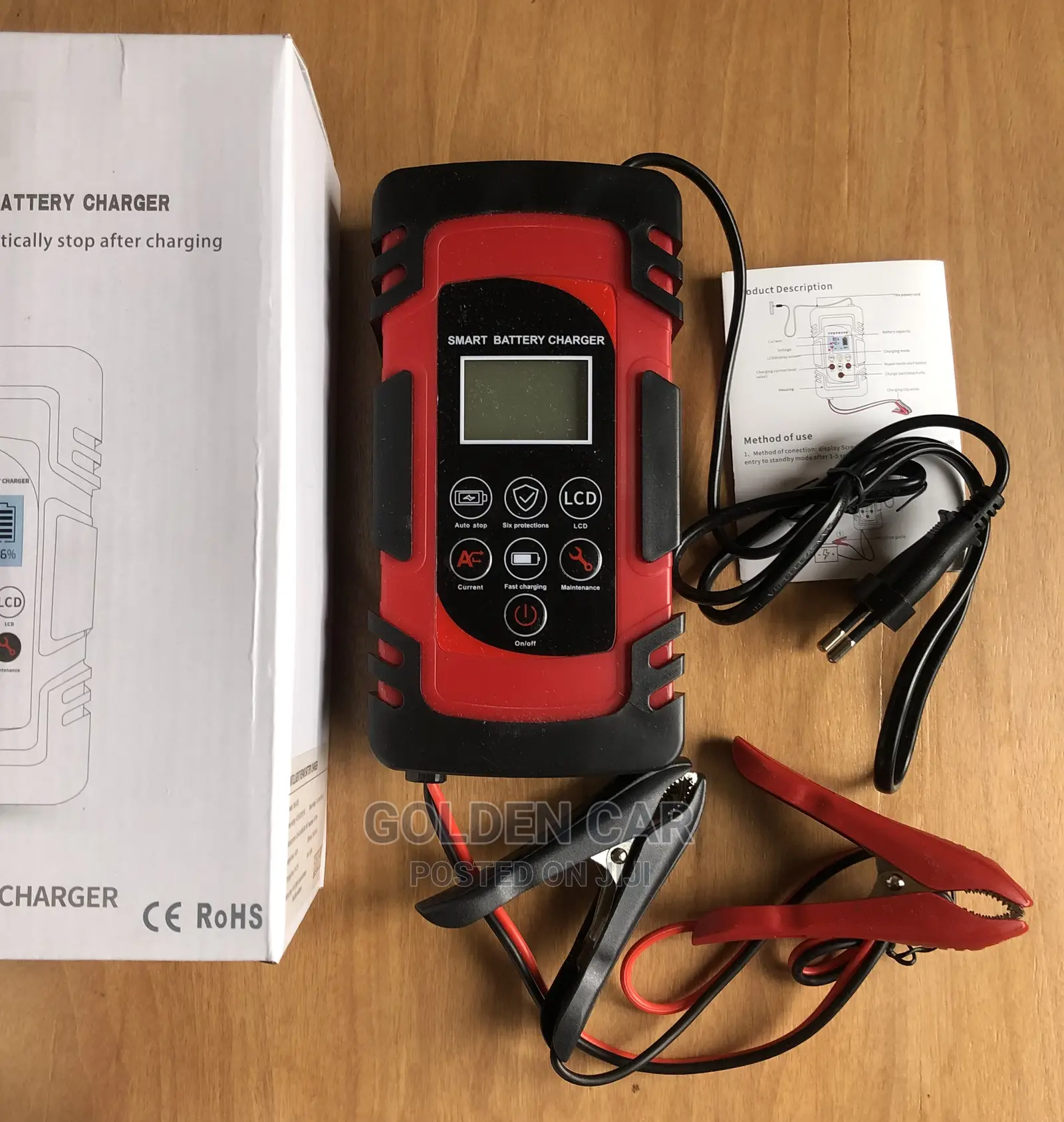 Car Battery Charger for Both 12v/24v