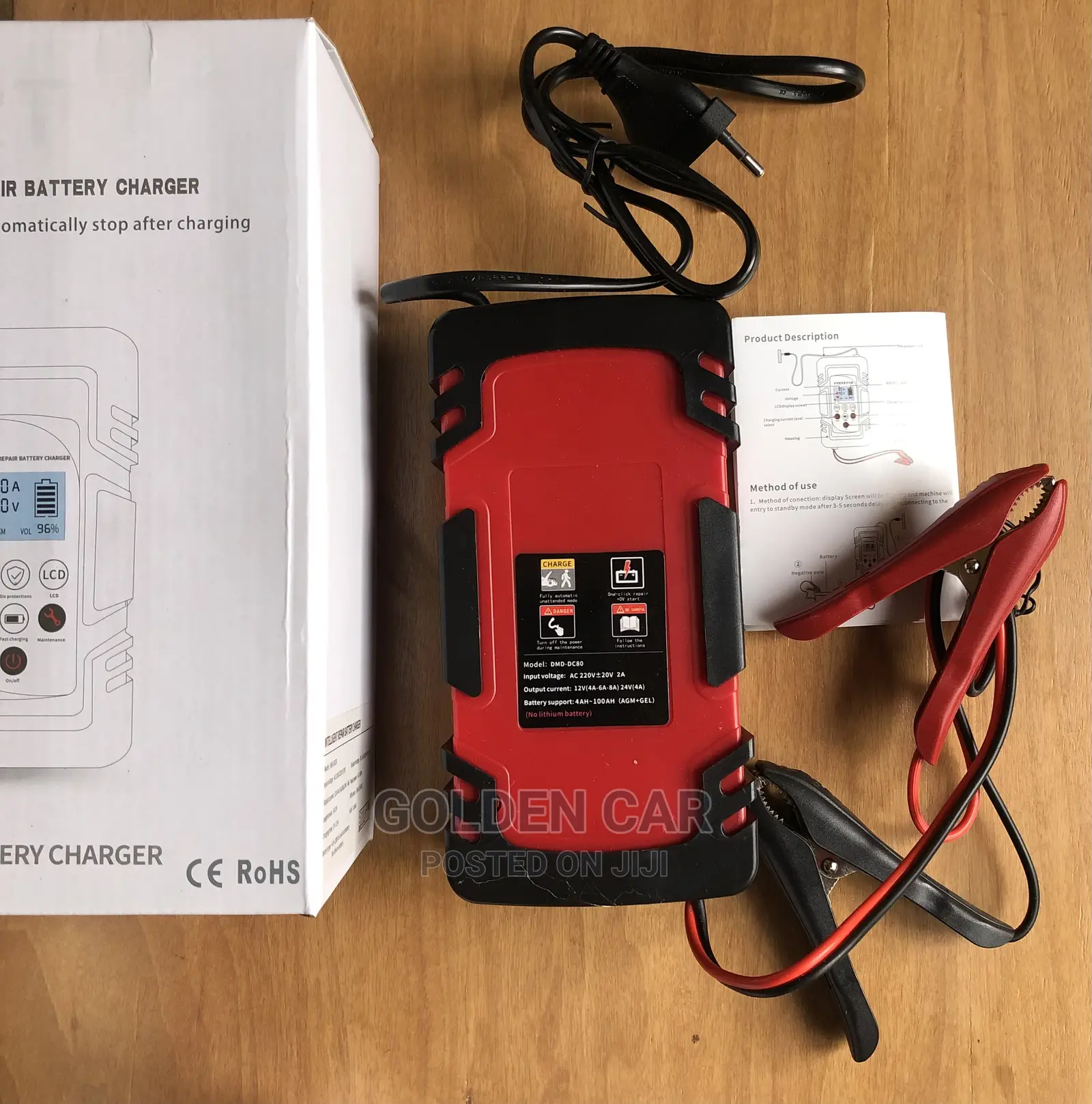 Car Battery Charger for Both 12v/24v
