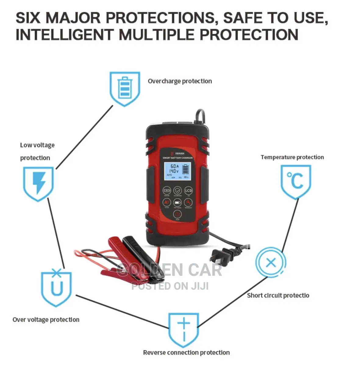 Car Battery Charger for Both 12v/24v