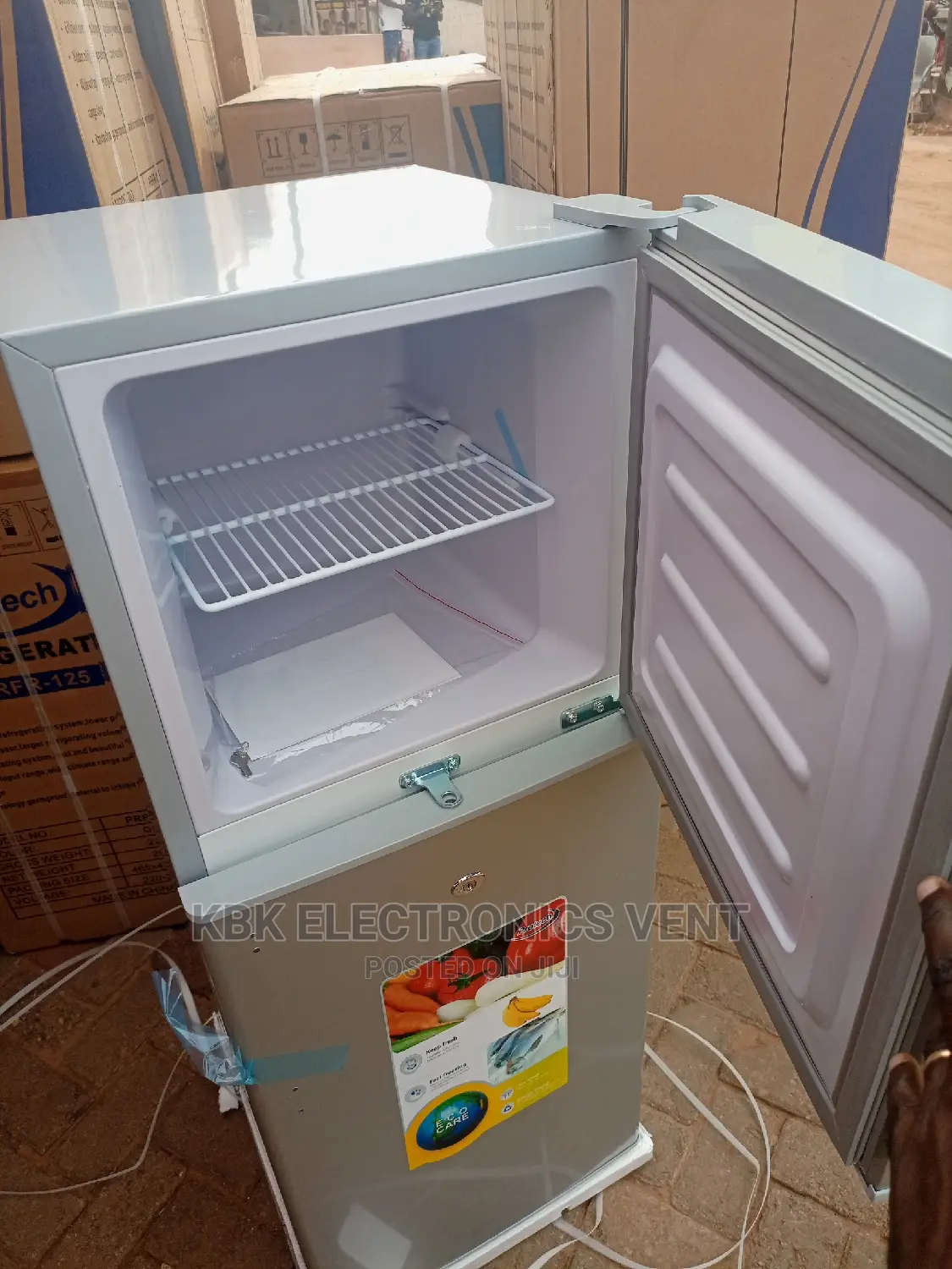 Protech 120ltr Double Door Refrigerator