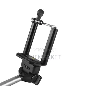 Smart Phone Selfie Stick. iPhone Bluetooth Remote Control