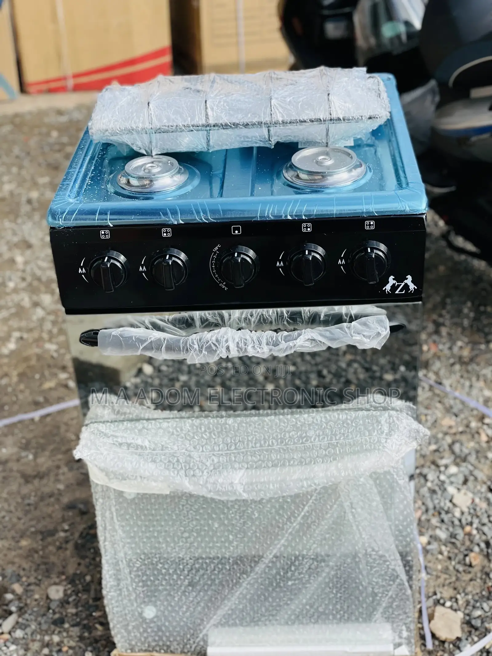 New Zara 4 Burner Gas Cooker With Oven (Anti Rust)