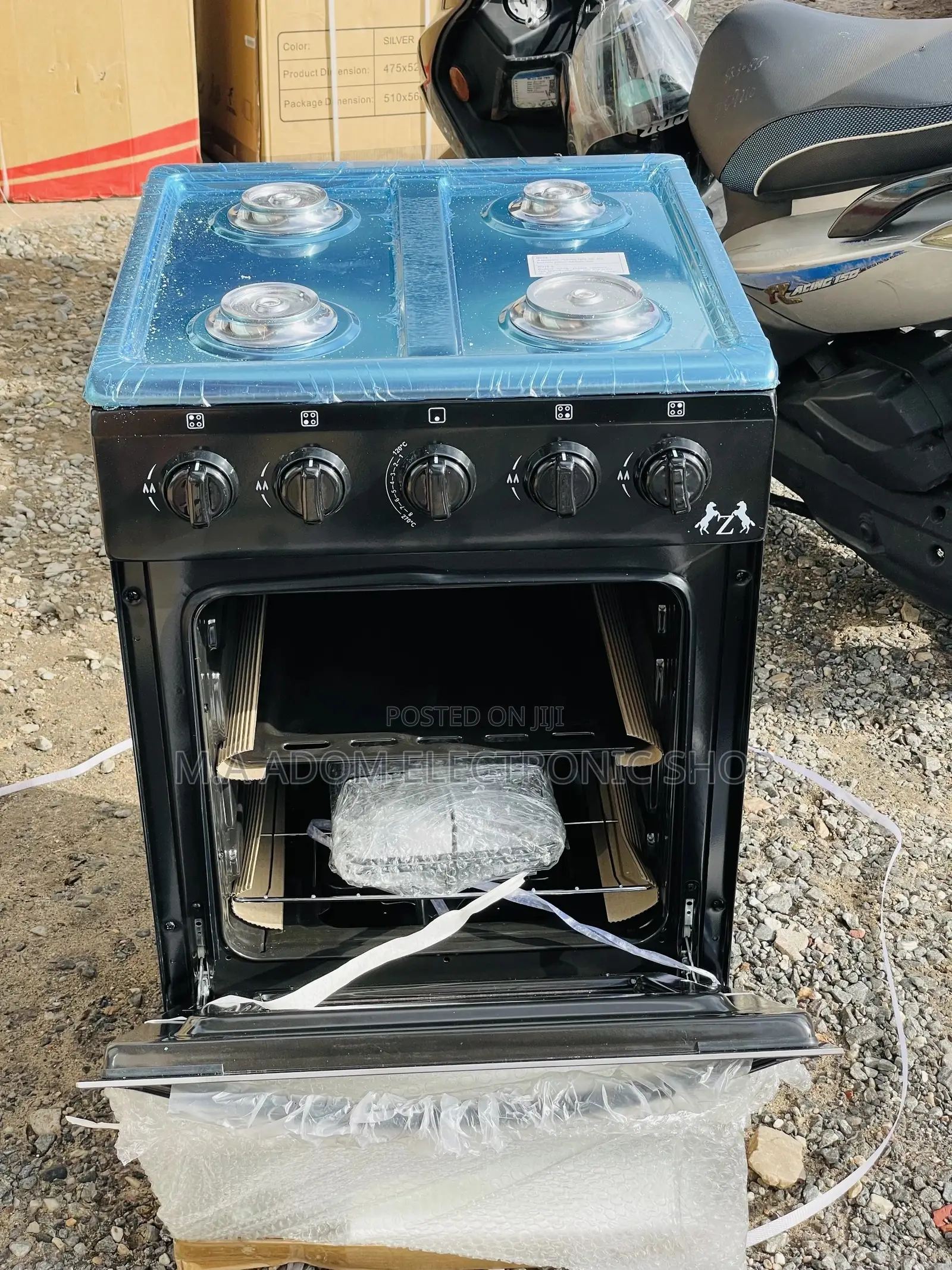Very Easy to Use Clean Zara 4 Burner Gas Gas Cooker