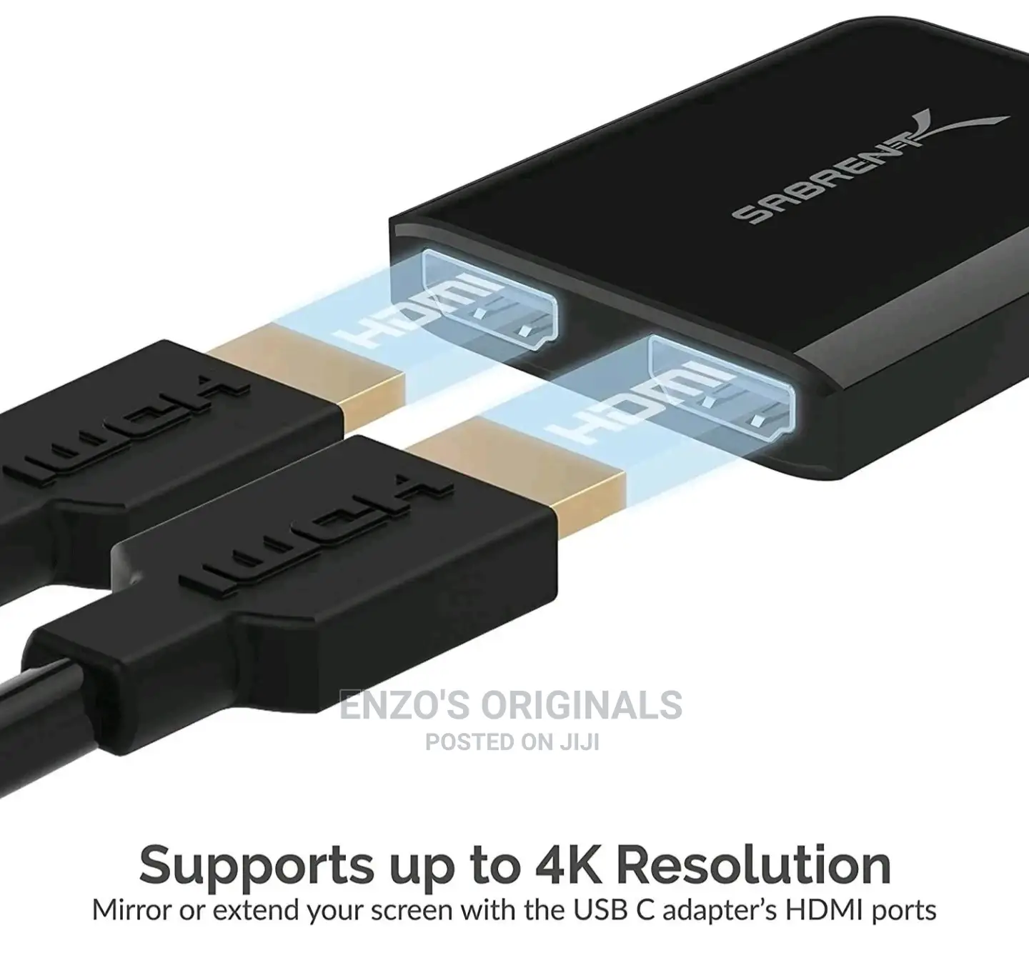 Usb-c To Dual Hdmi Multiple Display Adapter Sabrent Branded