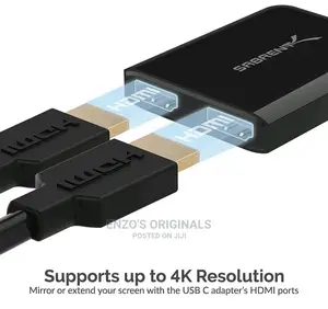 Usb-c To Dual Hdmi Multiple Display Adapter Sabrent Branded
