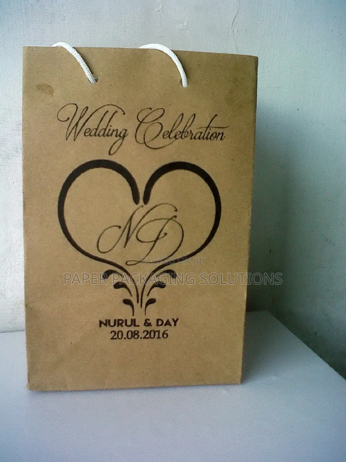 Paper Bag for Wedding