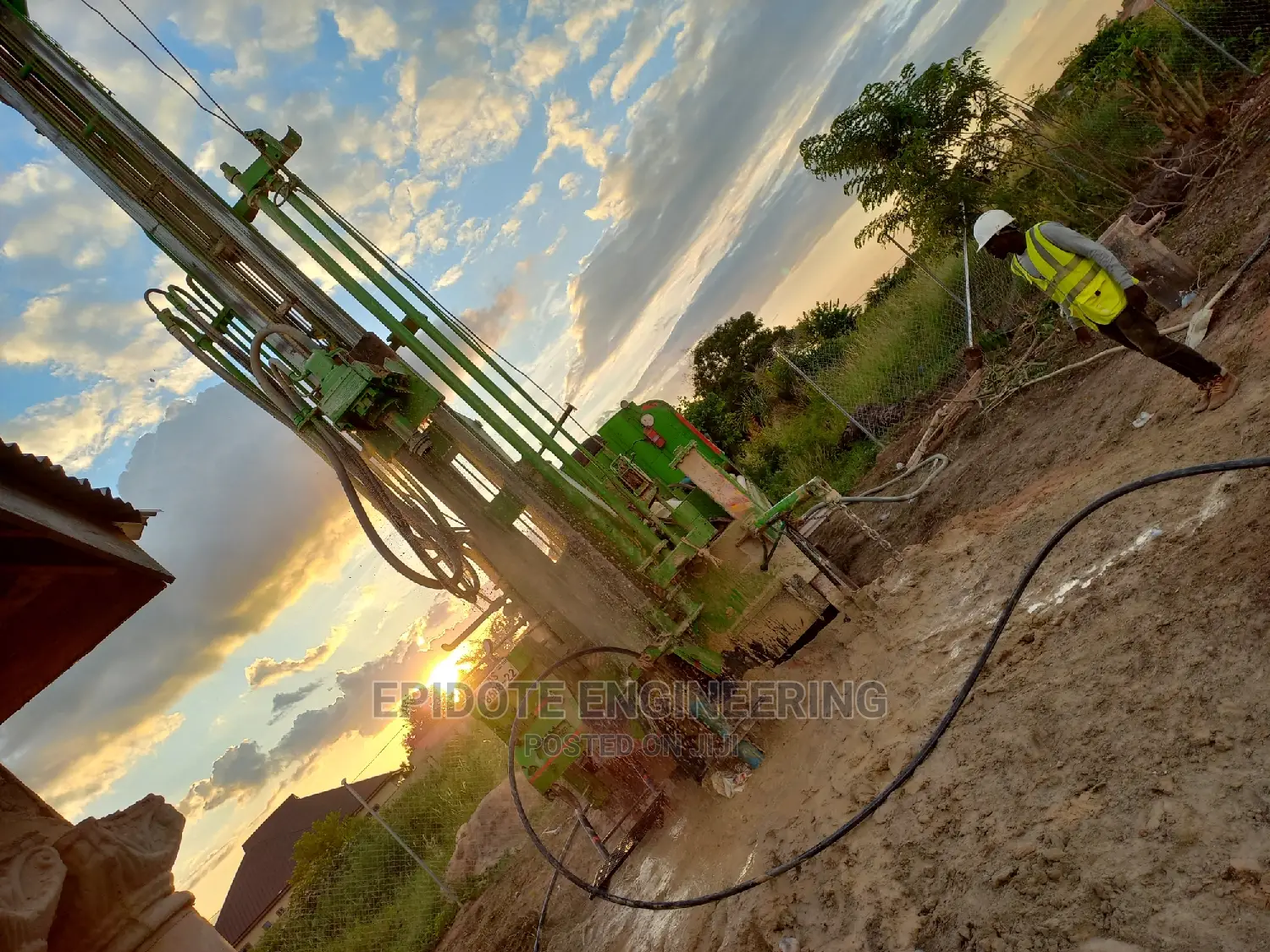 Water Borehole Drilling Services at Manso