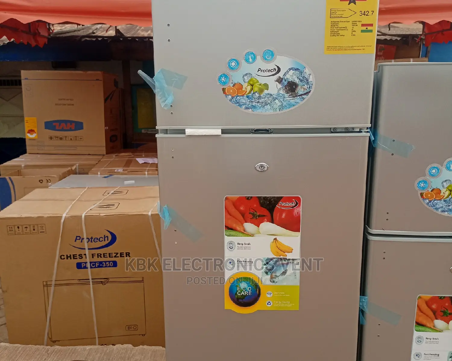 Protech 210ltr Top Mounted Freezer