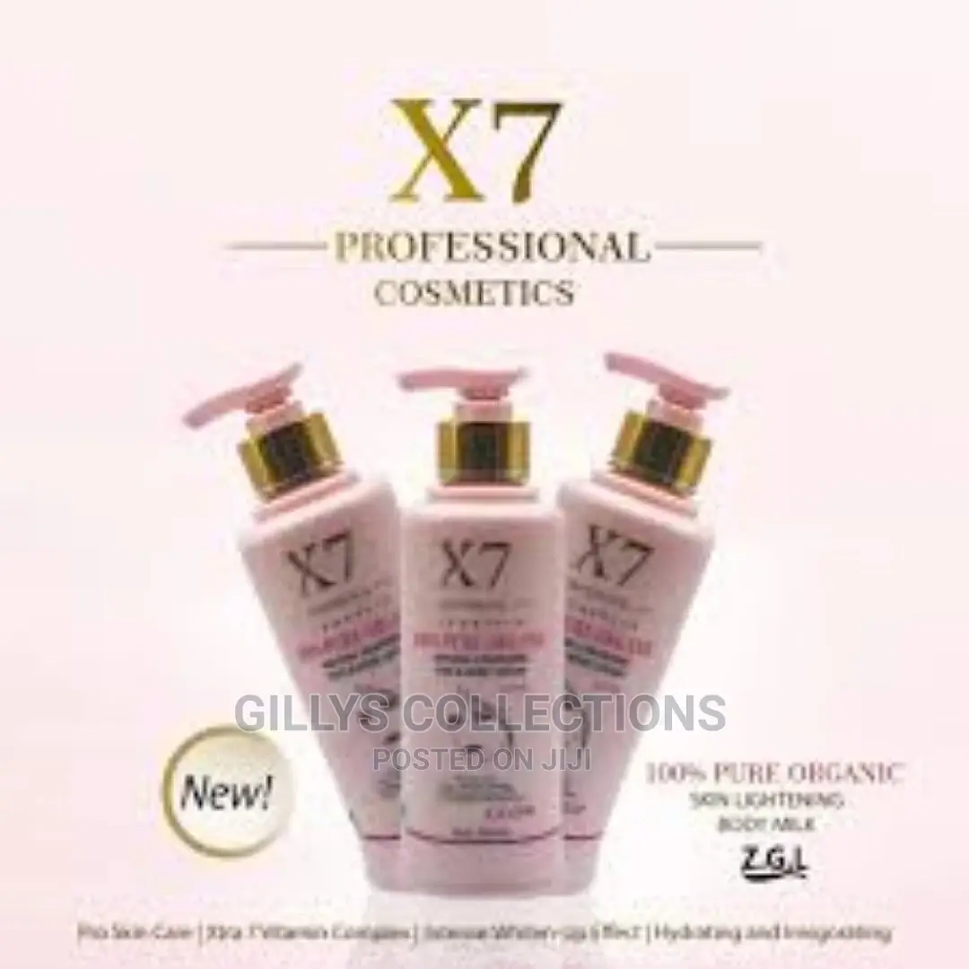 X7 Pure Organic Natural Lighting Face and Body Lotion
