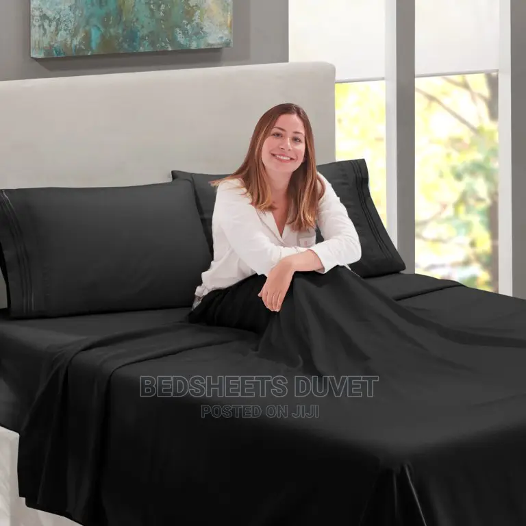 Black Fitted Sheet