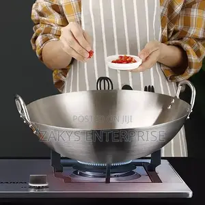 Stainless Steel Wok Pan