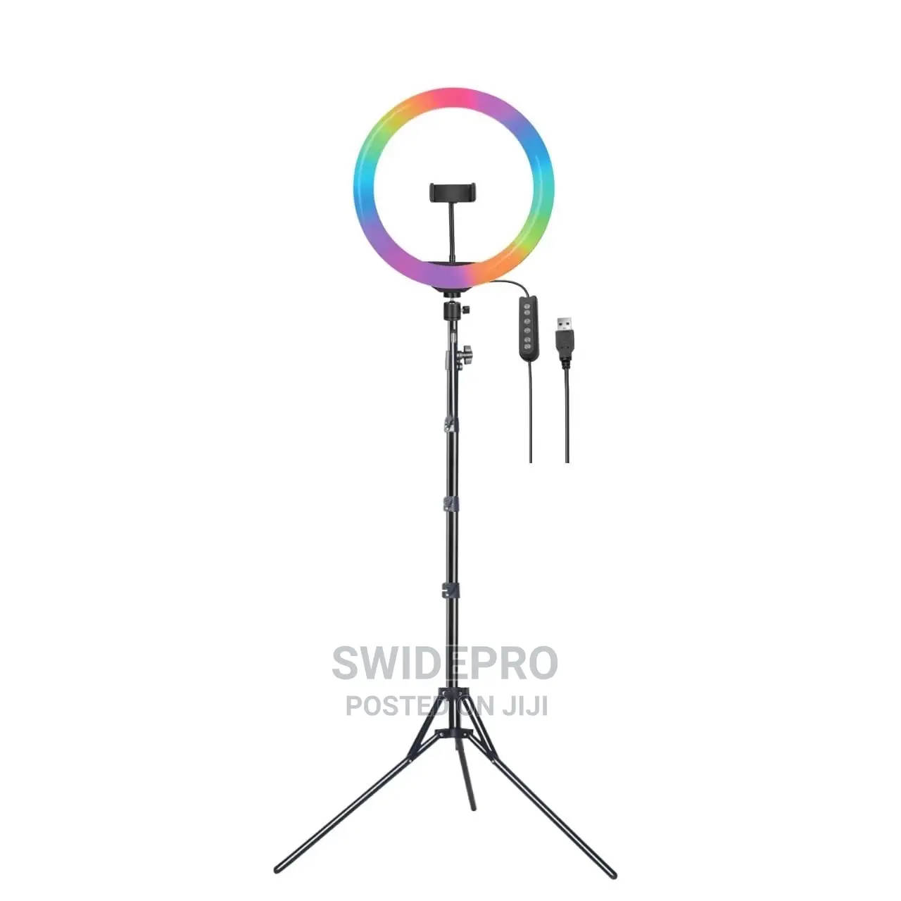 RGB RING LIGHT + Tripod Stand 10” 26cm