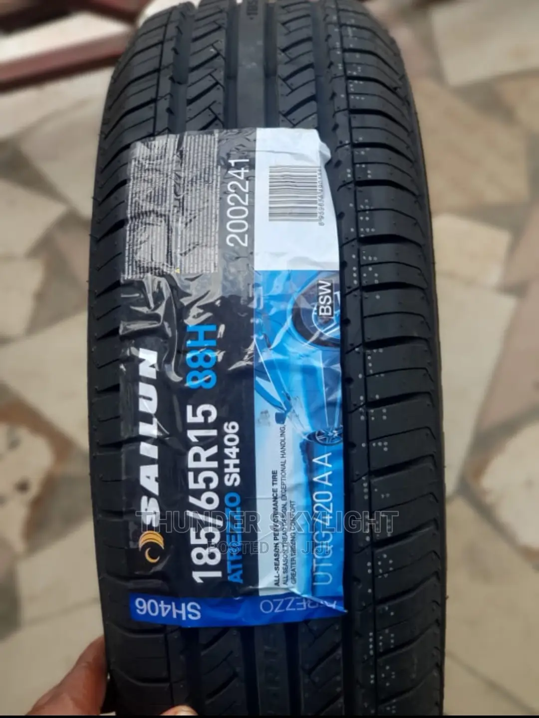 185/65r15 Tire 88H - Sailun Premium Tire