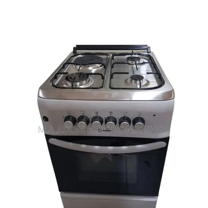 3 Burner 1 Electric Hot Plate SIGMA Cooker With Oven