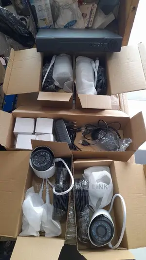 Complete Set of 4 Channels AHD 2mp