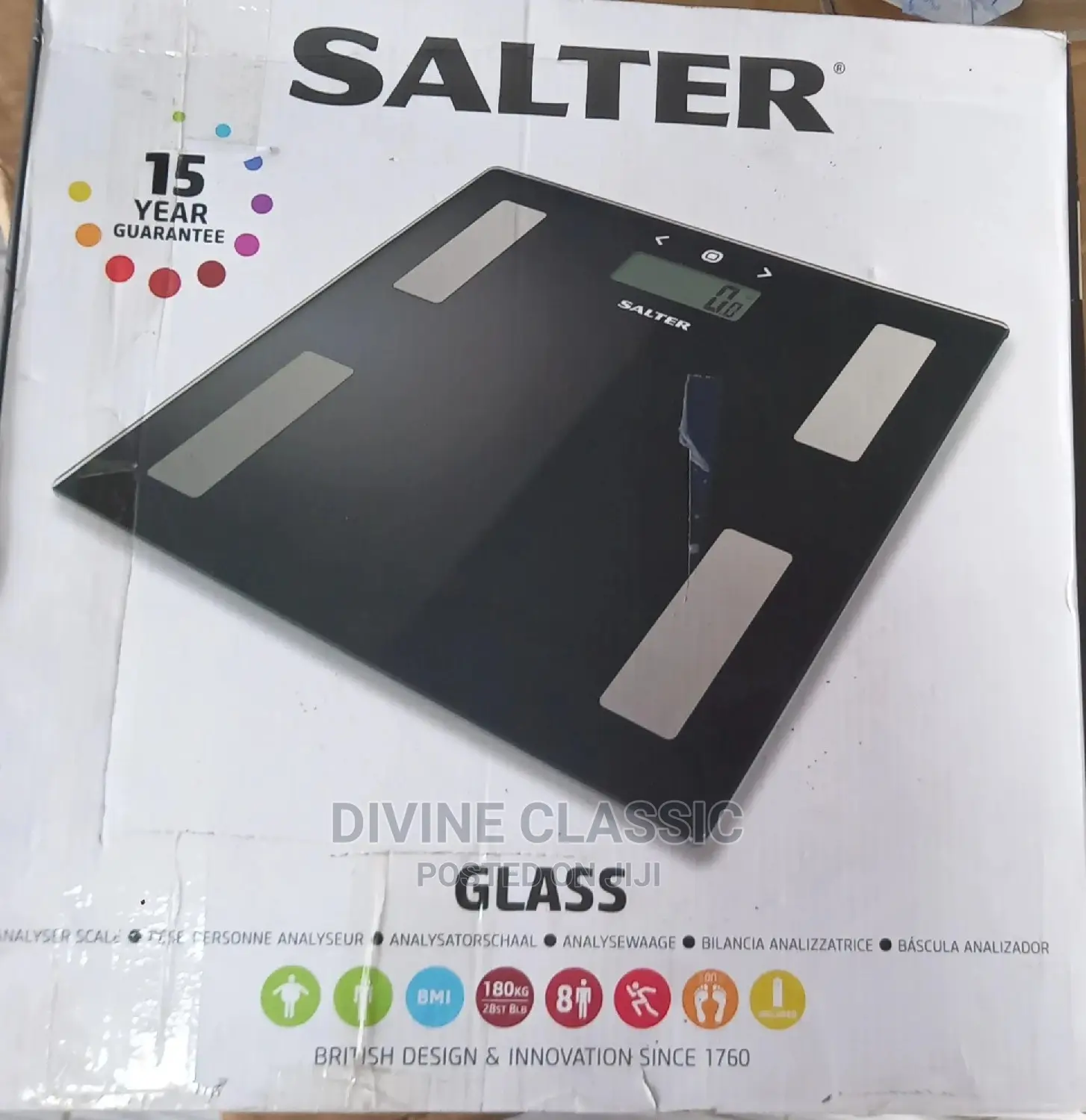 180kg Salter Digital Bathroom Scale