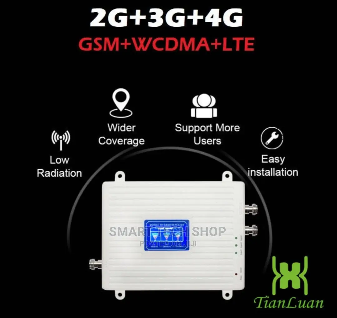 Dual Indoor Triband 2G 3G And 4G Mobile Phone Signal Booster