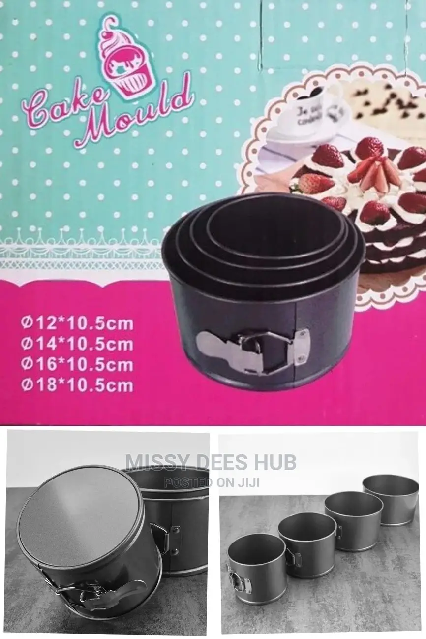 4pcs Tall Cake Pan Set