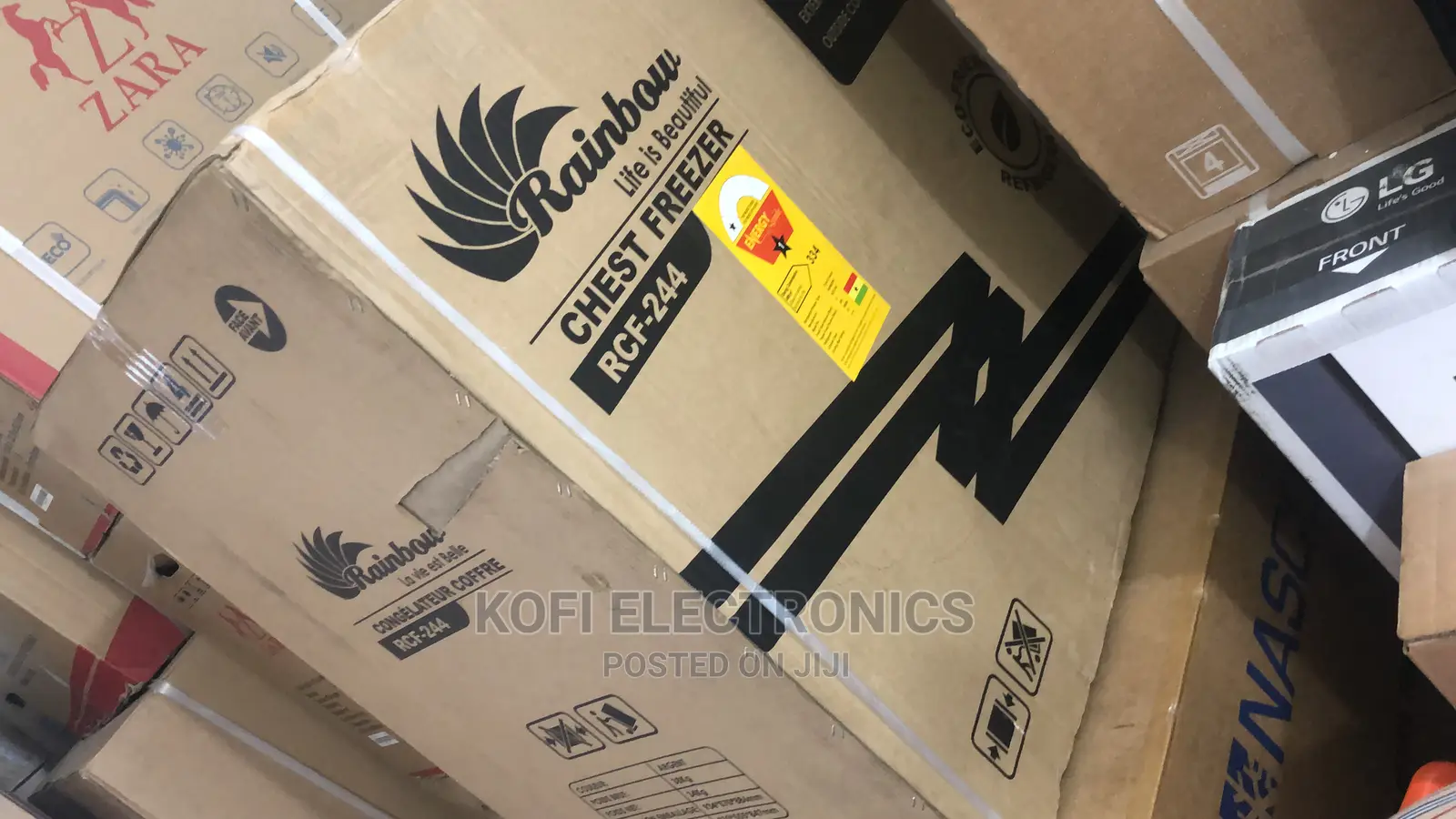 New Rainbow 200 Liters Chest Freezer [RCF-244]