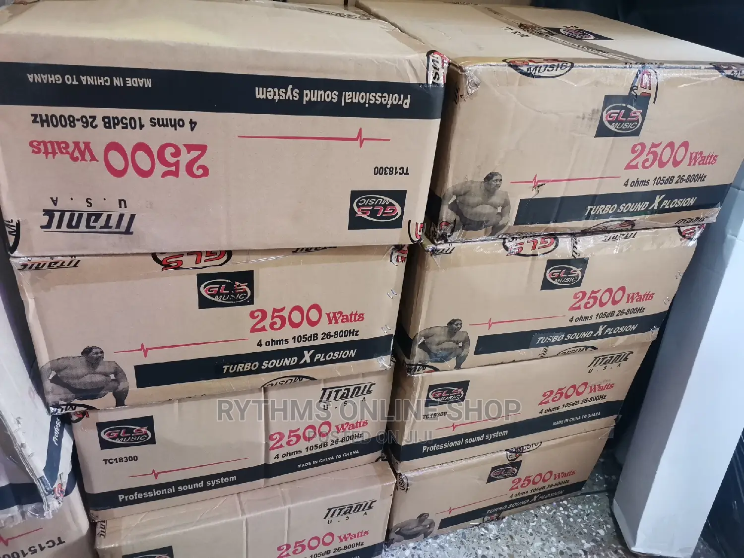 GLS 18" 2500watts Naked Speaker(Titanic Tc-18300)