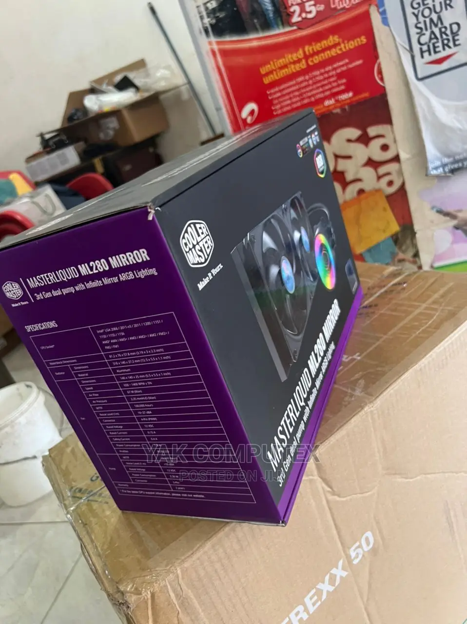 Corsair Liquid Cooling 280NM Cool K Series CPU Upto 30%