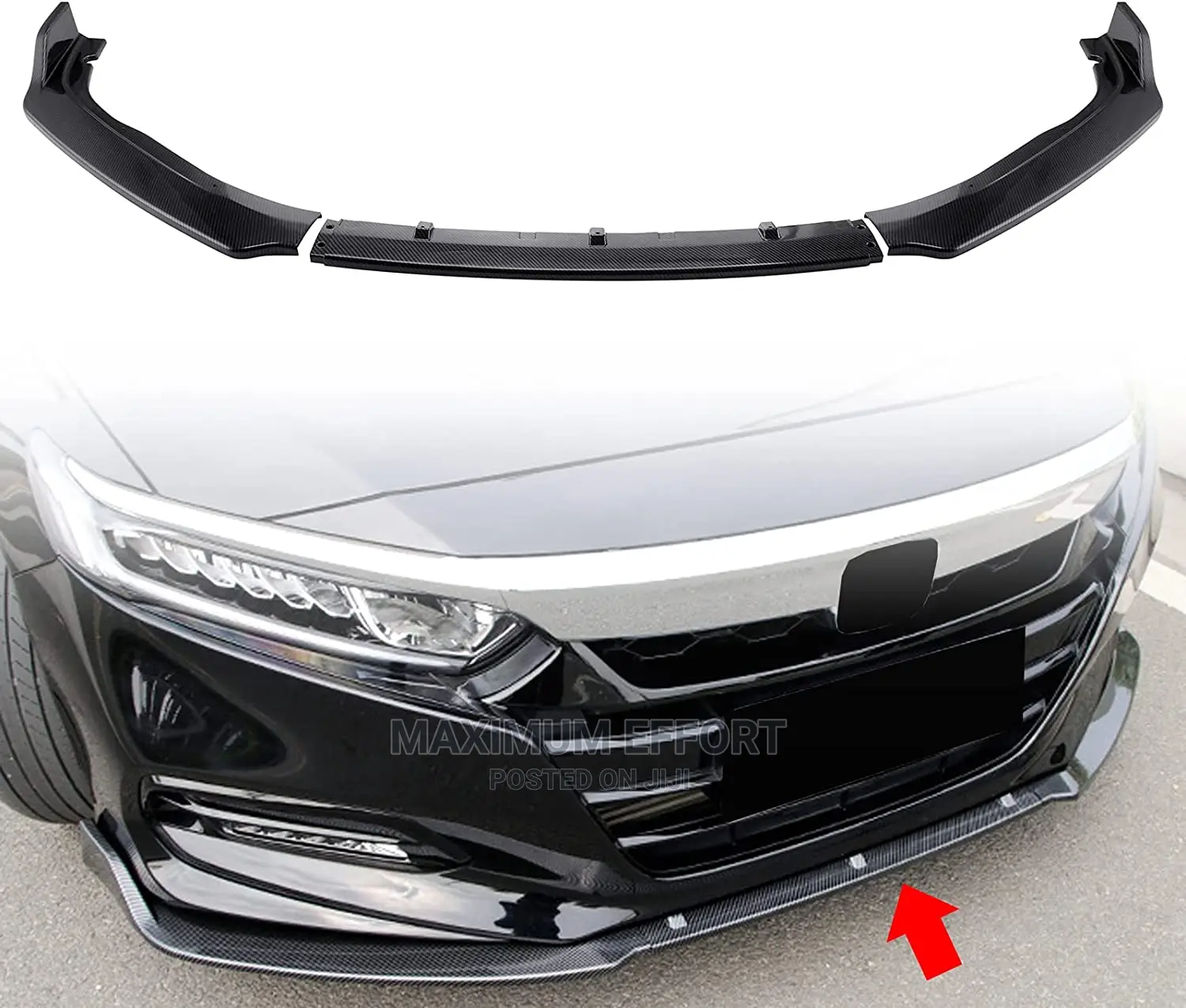 Universal Car Front Bumper Spoiler Lip