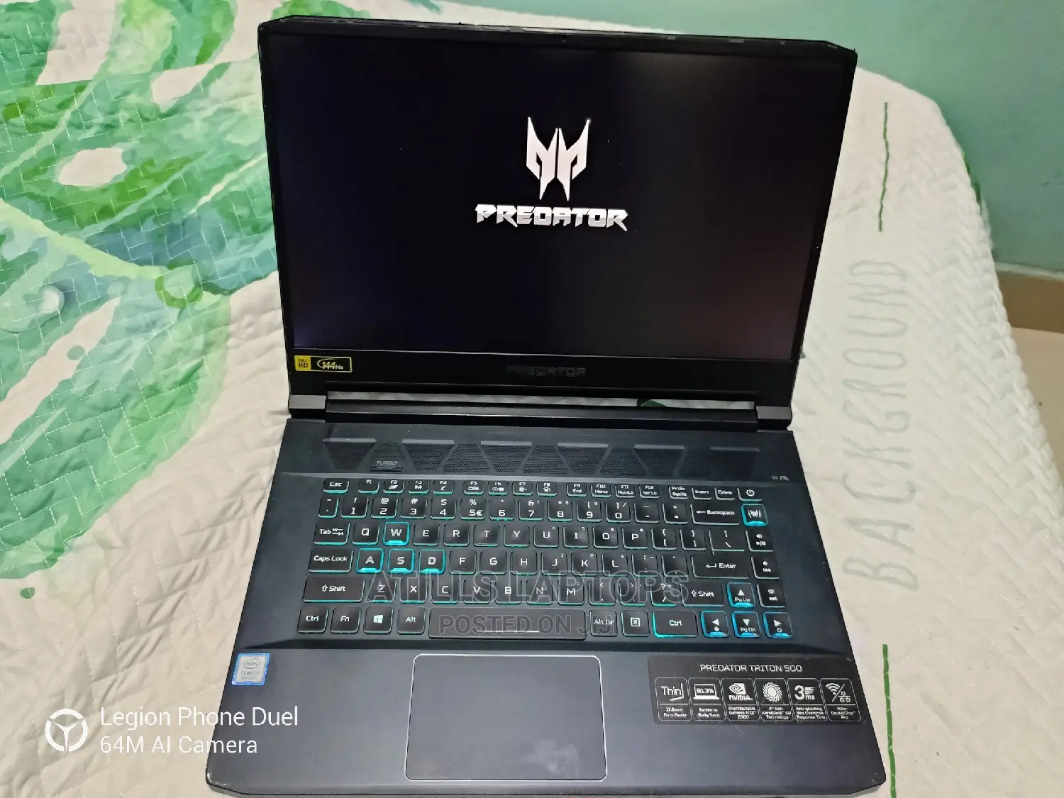 Laptop Acer Predator Triton 700 16GB Intel Core I7 SSD 512GB