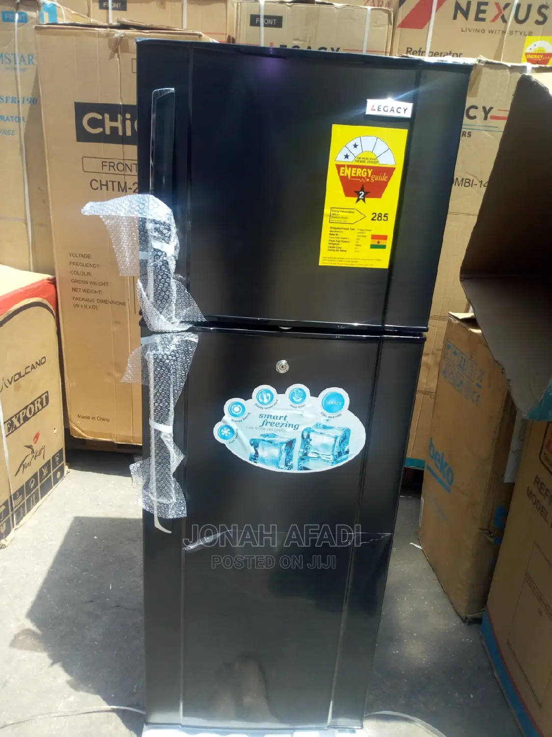 Legacy Fridge 200l-Black