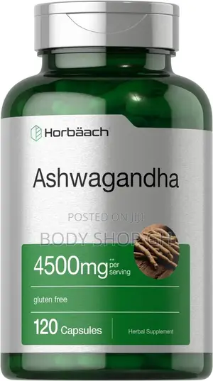 Ashwagandha Capsules 120 Count Maximum Strength