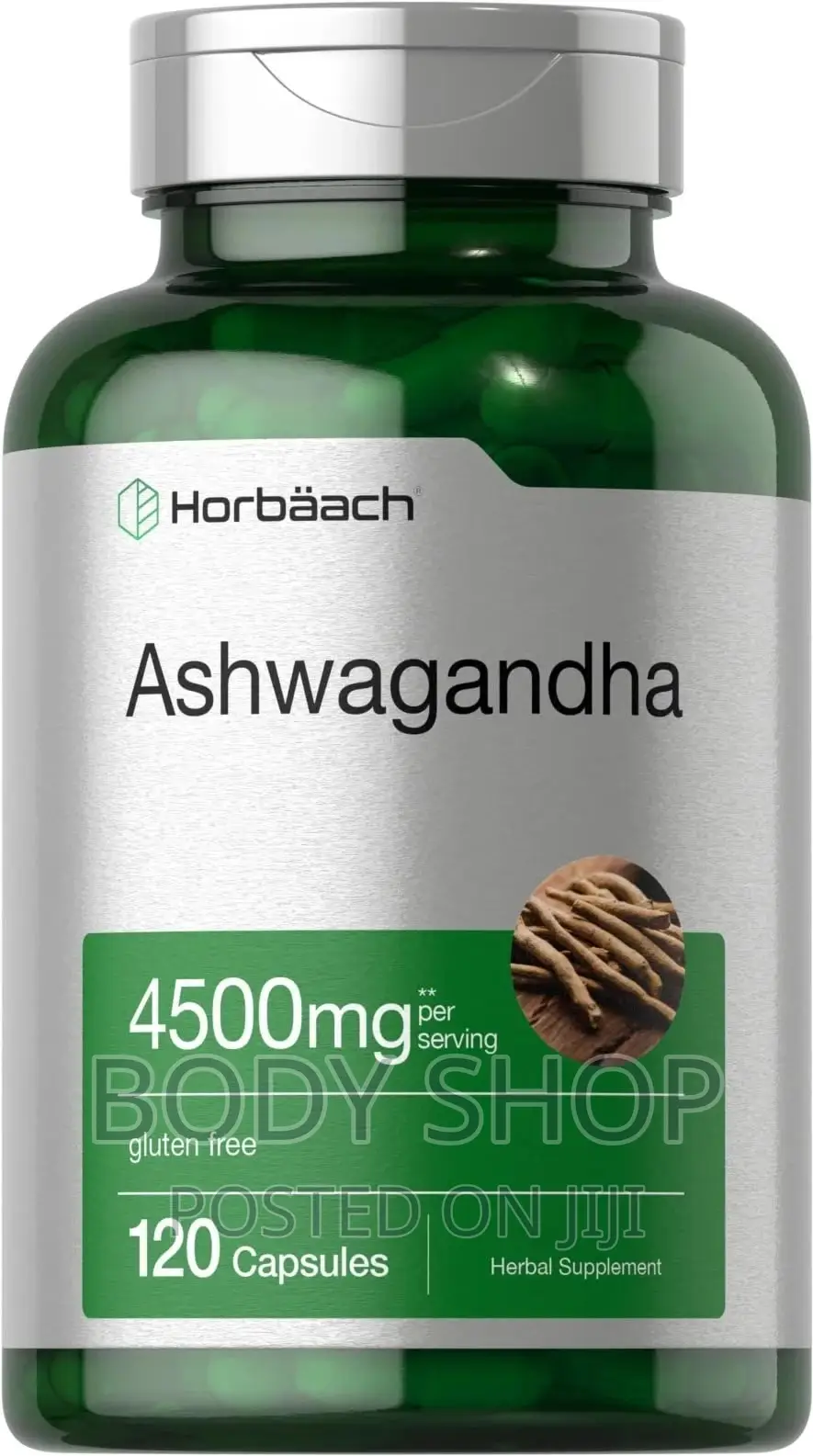Ashwagandha Capsules 120 Count Maximum Strength
