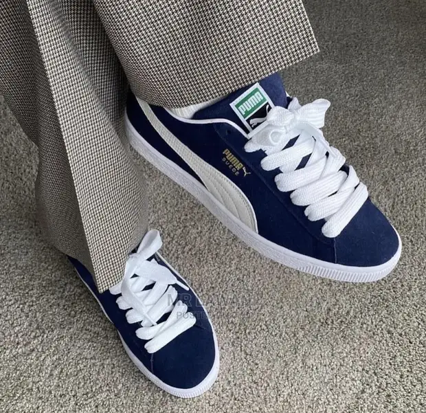 Puma Thick Laces Blue Puma Seude Blue In Dansoman Shoes, Mr Lawani