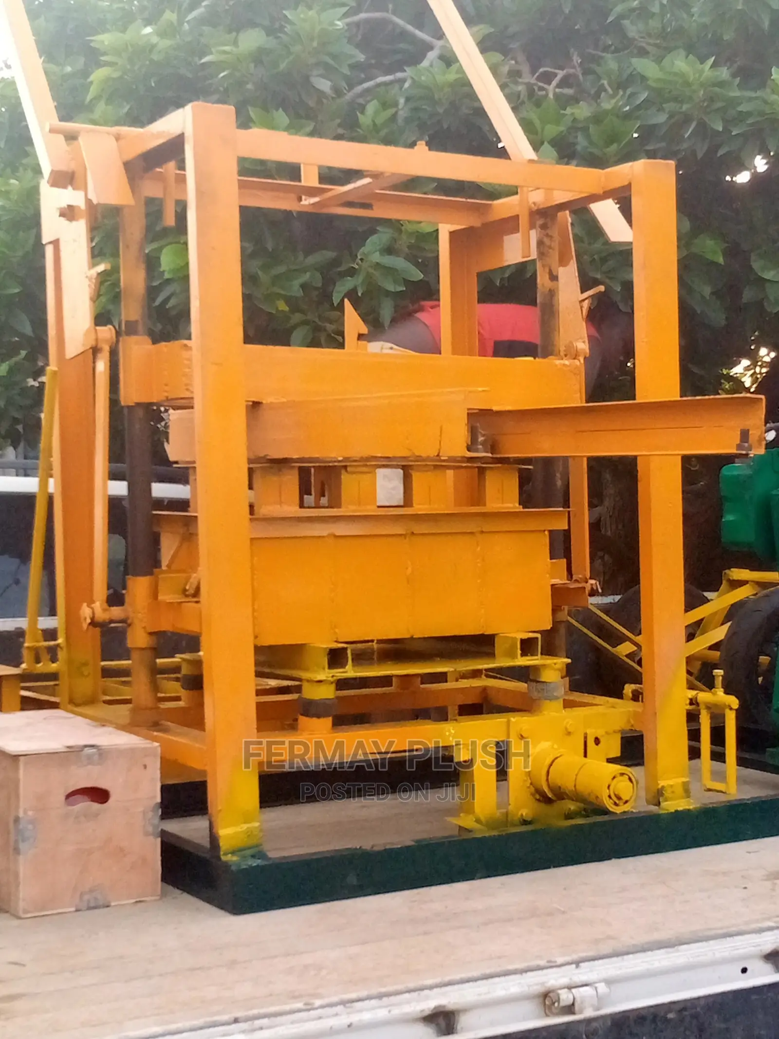Concrete Newly Built Block Machine