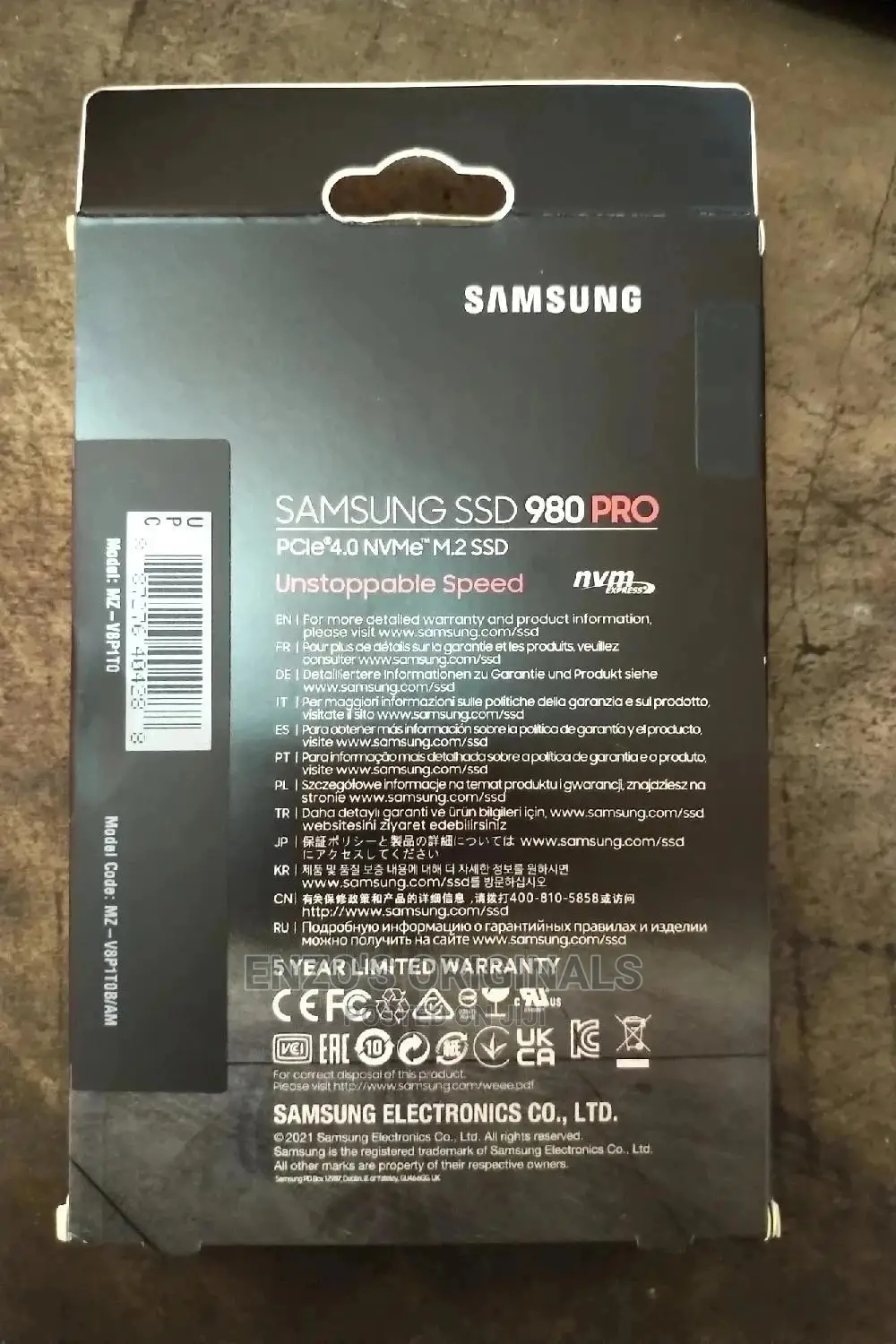 1tb M.2 Nvme Ssd Gen4 X 4 Samsung 980 Pro Brand Ps5 And Pc
