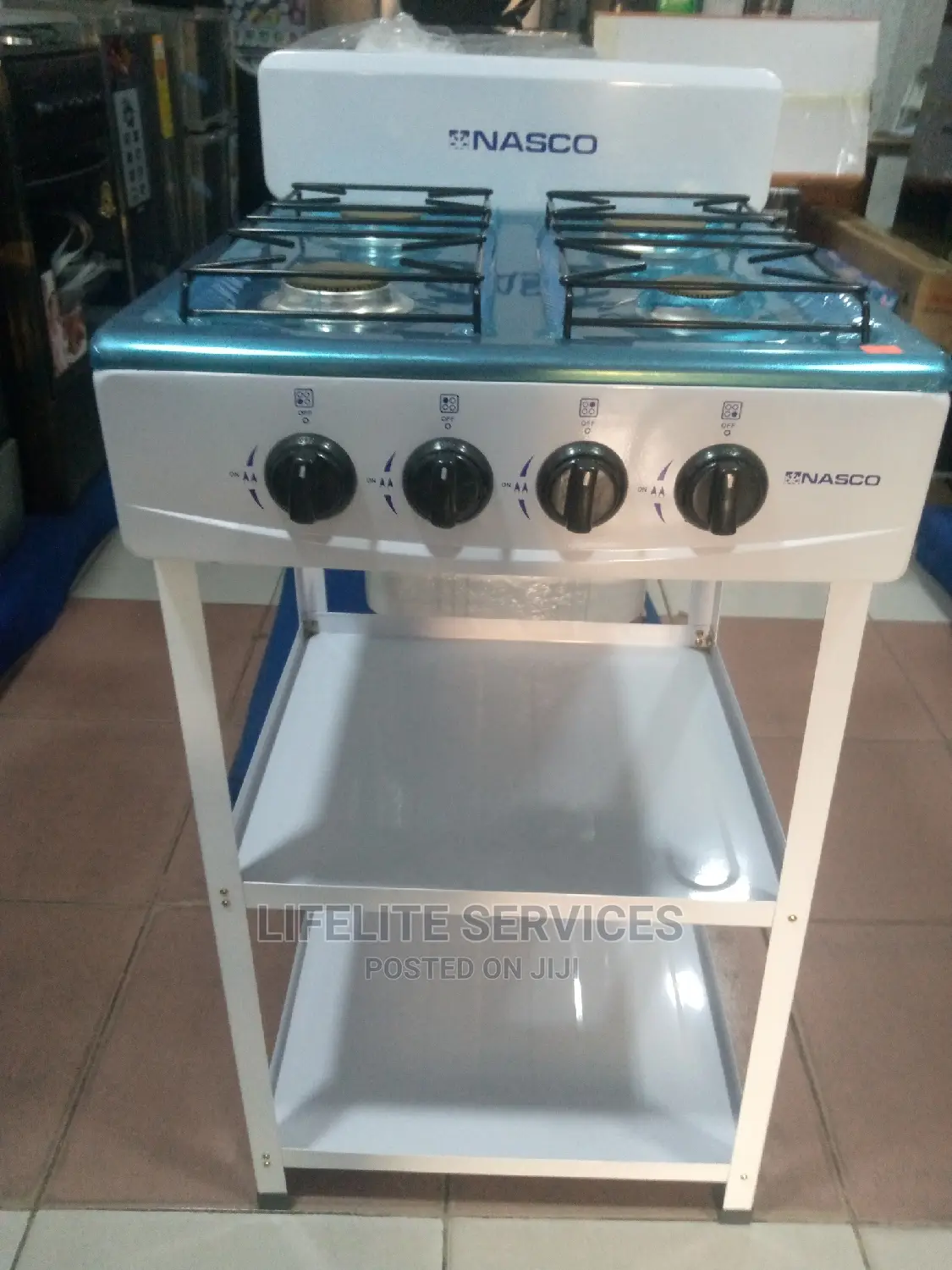 Nasco 4burner Stove With Stand