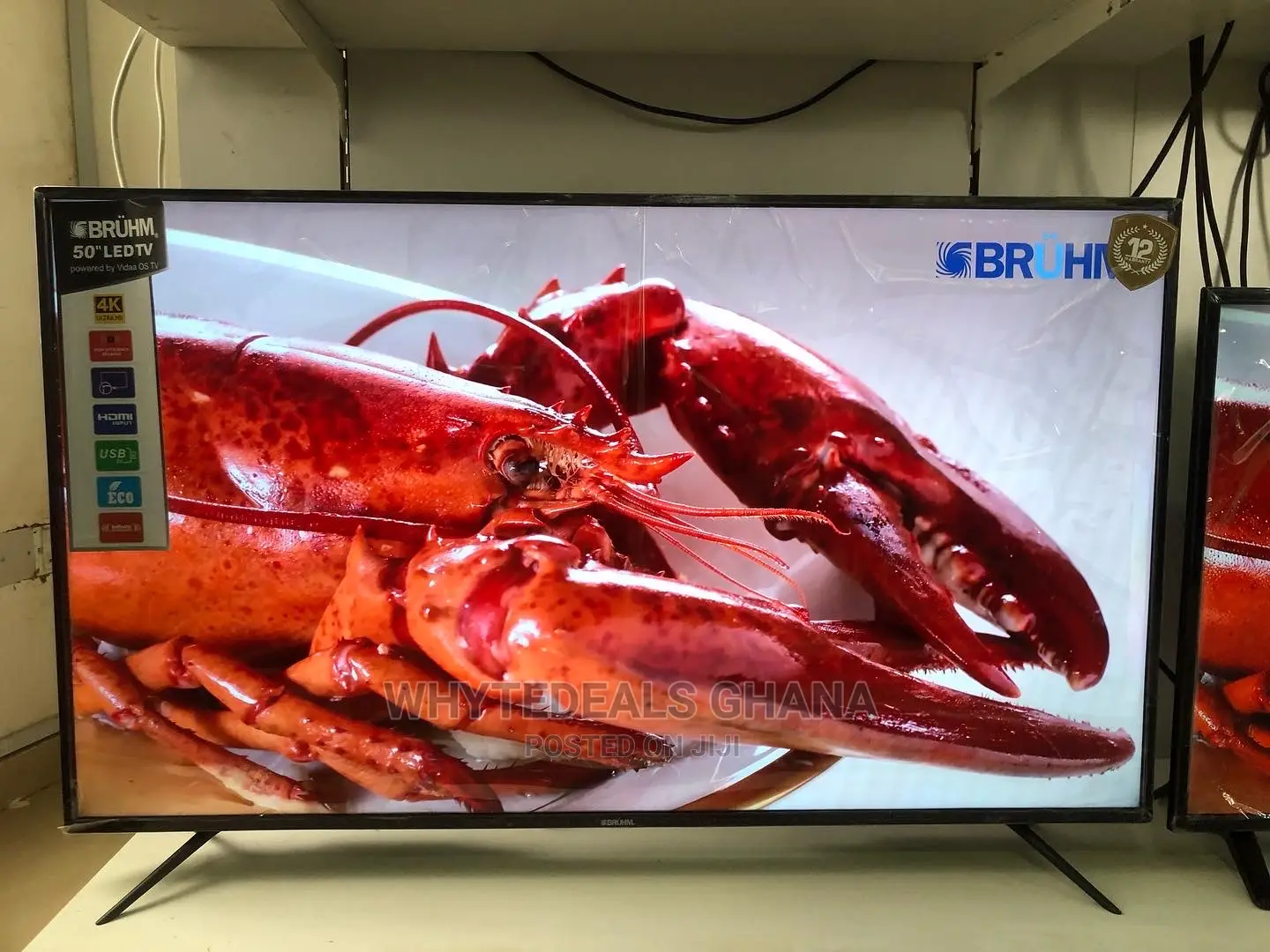 Bruhm 50" Smart Led Tv| Vidaa Os| Bluetooth| Slim| Voice-control| 2026
