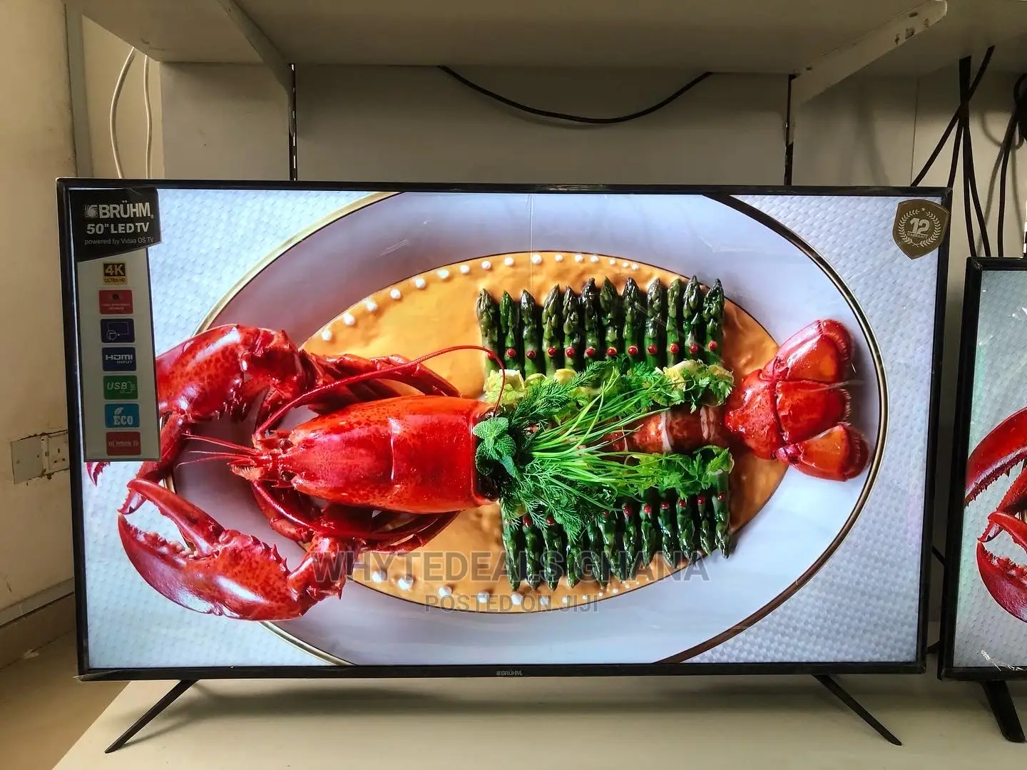 Bruhm 50" Smart Led Tv| Vidaa Os| Bluetooth| Slim| Voice-control| 2026