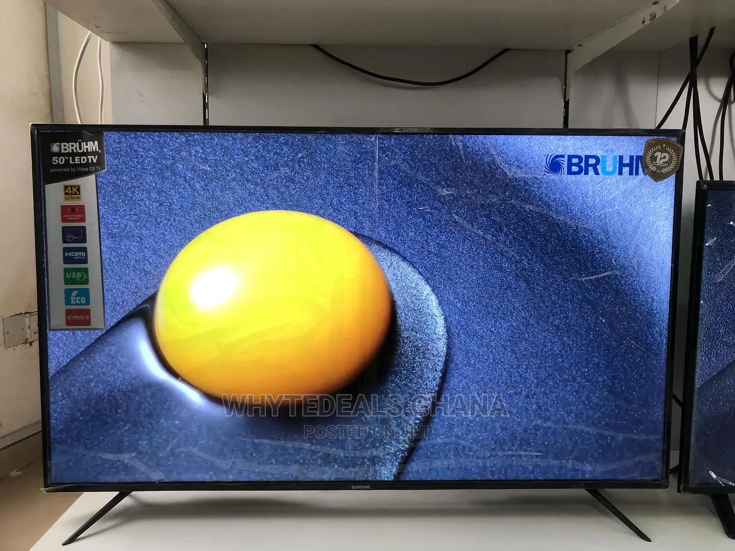 Bruhm 50" Smart Led Tv| Vidaa Os| Bluetooth| Slim| Voice-control| 2026